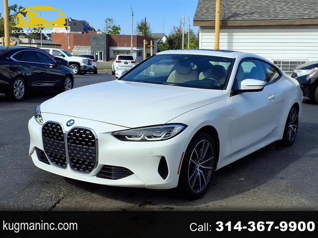 White 2021 BMW 4 Series Coupe All-Wheel Drive 8-Speed Automatic