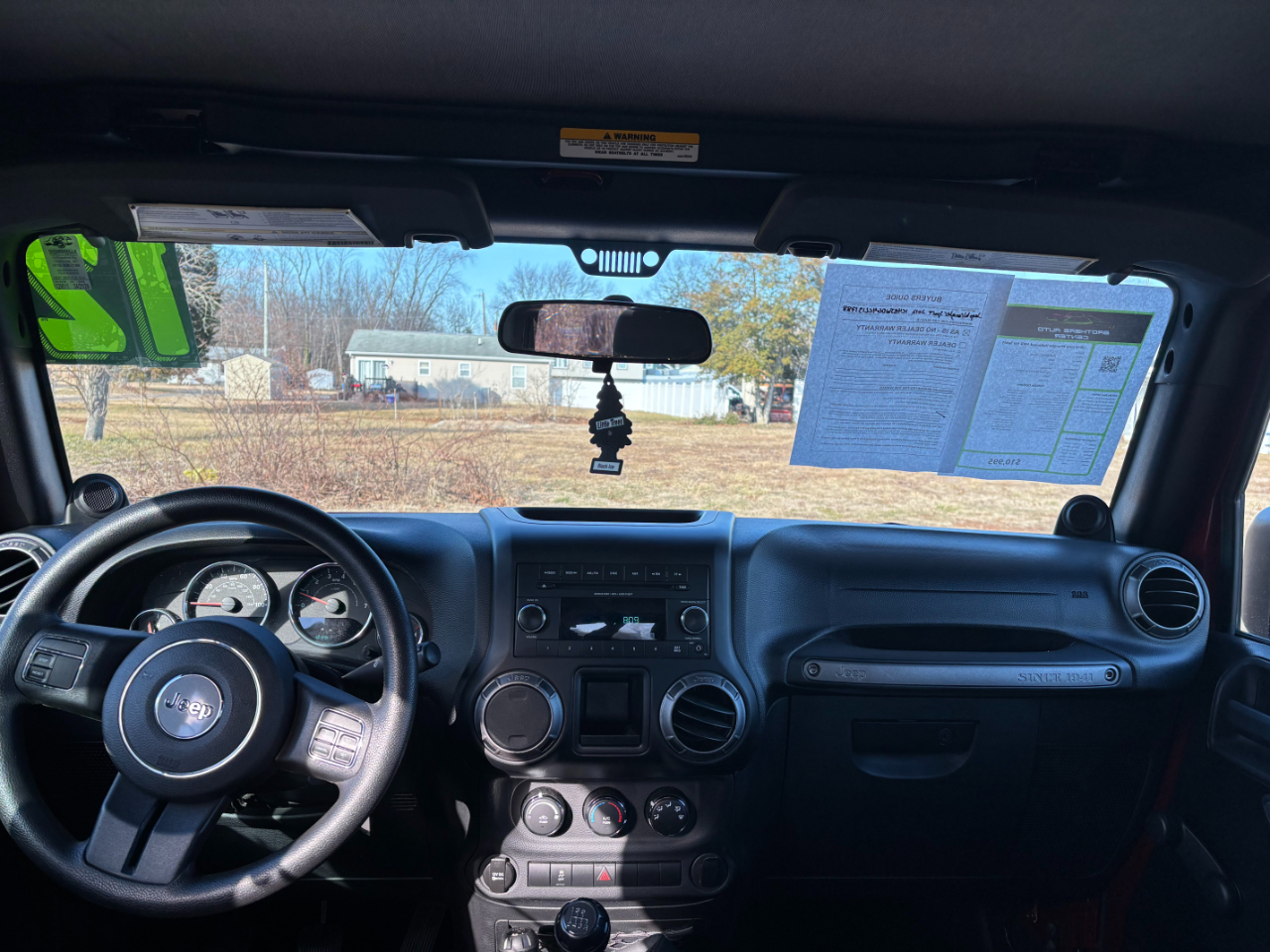 Jeep Wrangler Unlimited 4WD 4dr Sport 2012