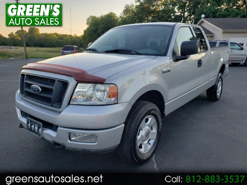 Used 2004 Ford F150 STX SuperCab 4WD for Sale in Salem IN 47167 Green