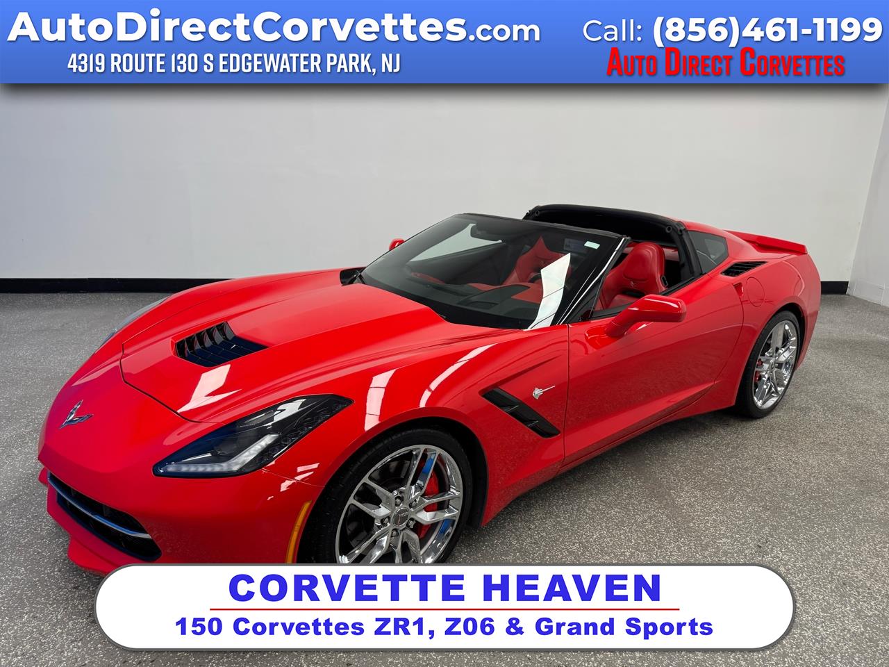 2015 Chevrolet Corvette 2dr Stingray Z51 Cpe w/3LT