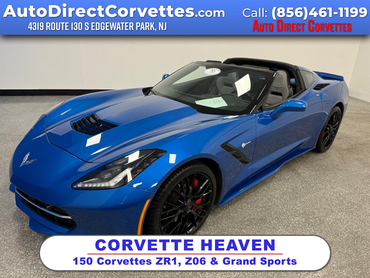 2016 Chevrolet Corvette 2dr Stingray Z51 Cpe w/2LT