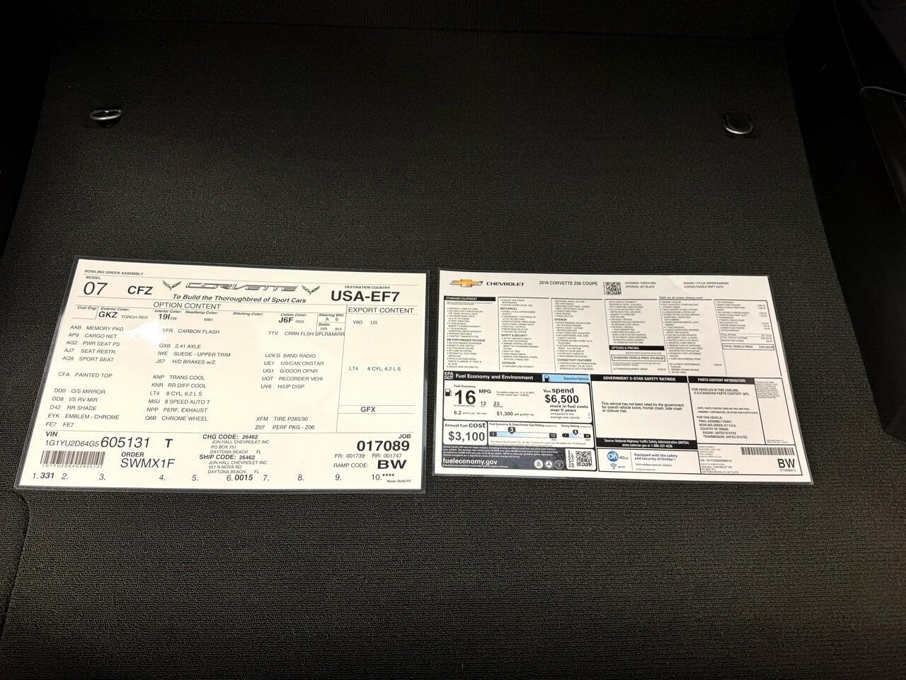 Chevrolet Corvette  2016