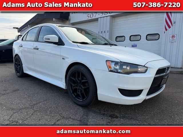 White 2015 Mitsubishi Lancer Sedan Front-Wheel Drive Manual