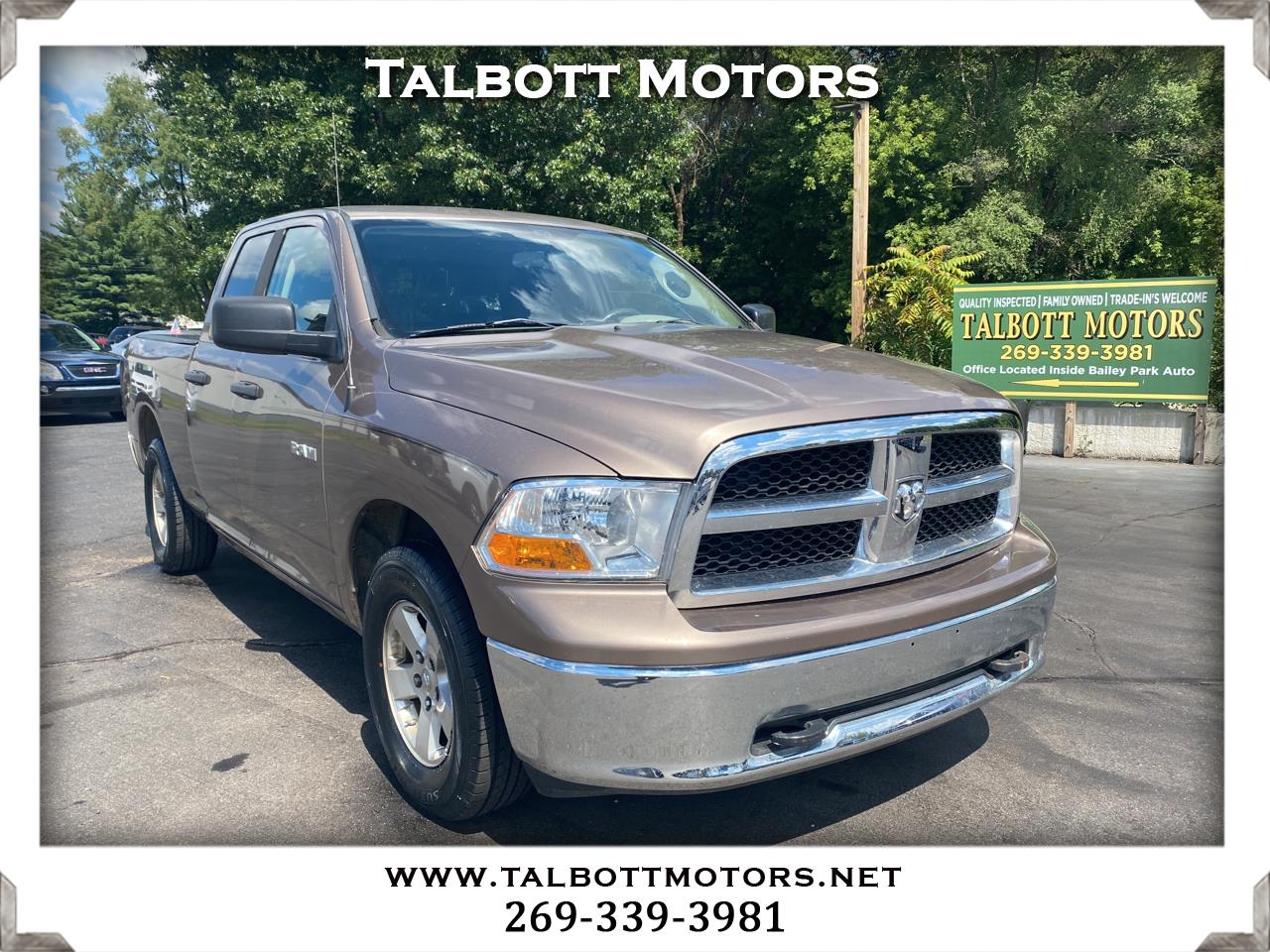 Used 2009 Dodge Ram 1500 SLT Quad Cab 2WD for Sale in Battle Creek MI 49017 Talbott Motors