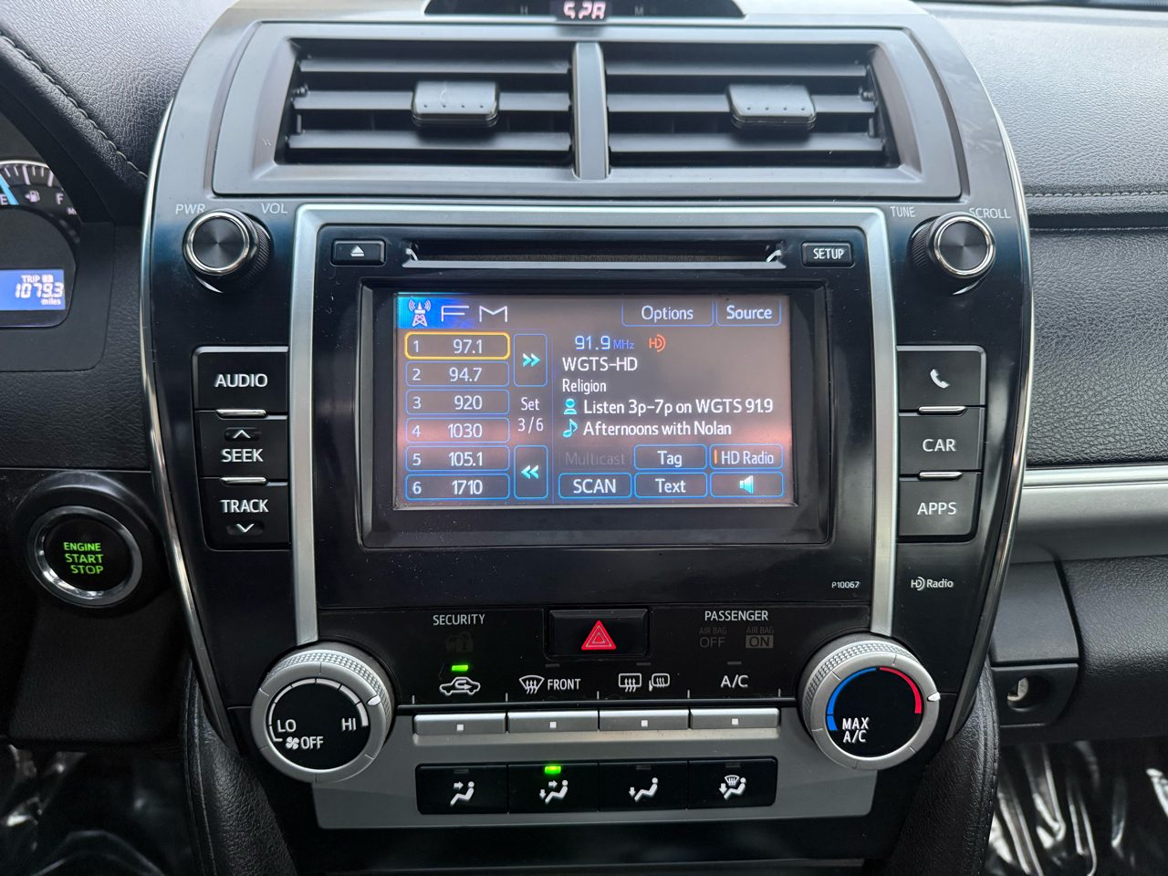 Toyota Camry 4dr Sdn I4 Auto SE Sport Limited Edition (Natl) 2012