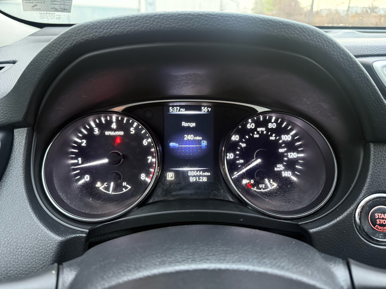 Nissan Rogue FWD 4dr SV 2016