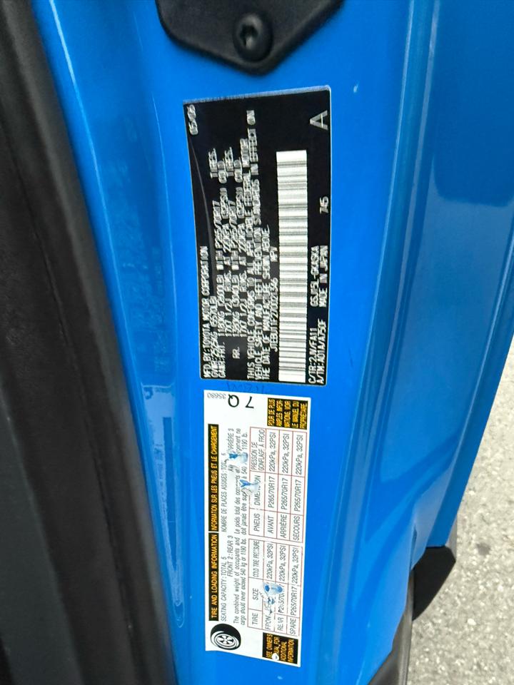 Toyota FJ Cruiser 4WD 4dr Manual (Natl) 2007