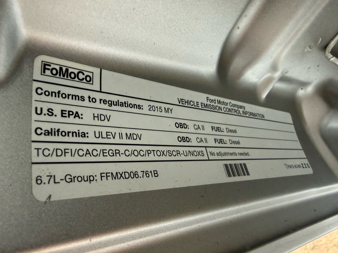 Ford Super Duty F-250 SRW 4WD Crew Cab 172" Platinum 2015