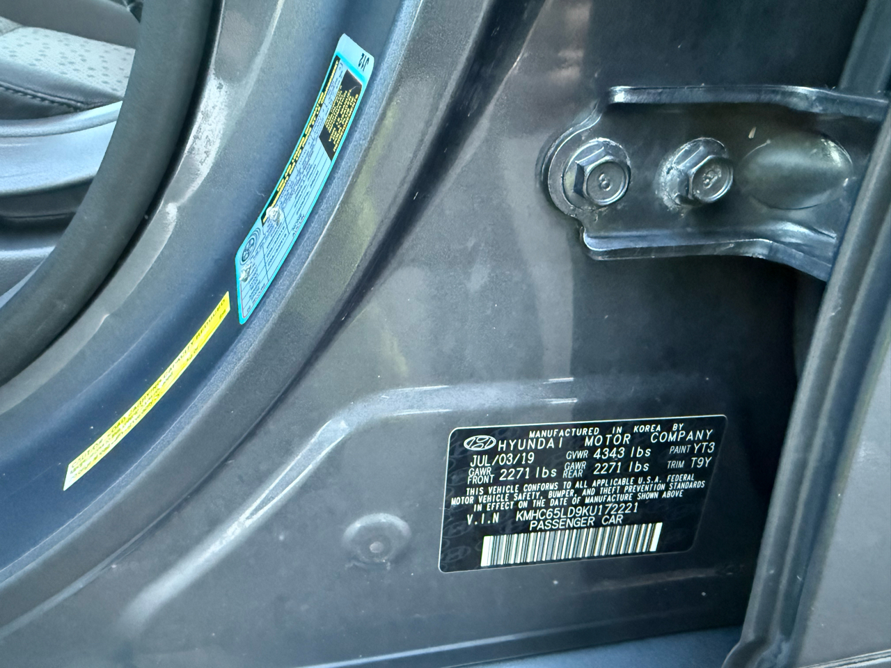 Hyundai Ioniq Plug-In Hybrid Hatchback 2019