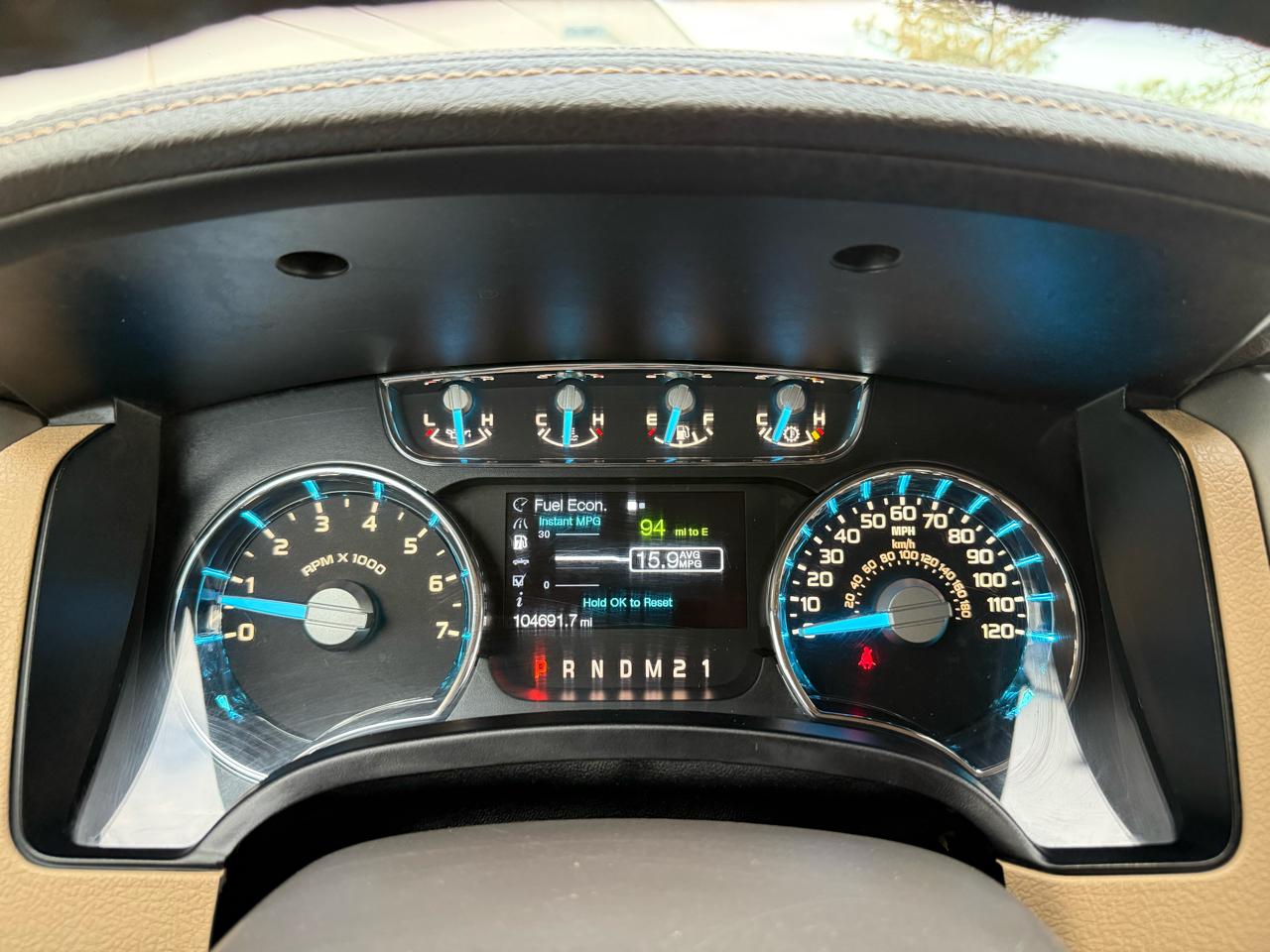 Ford F-150 4WD SuperCrew 145" Platinum 2012