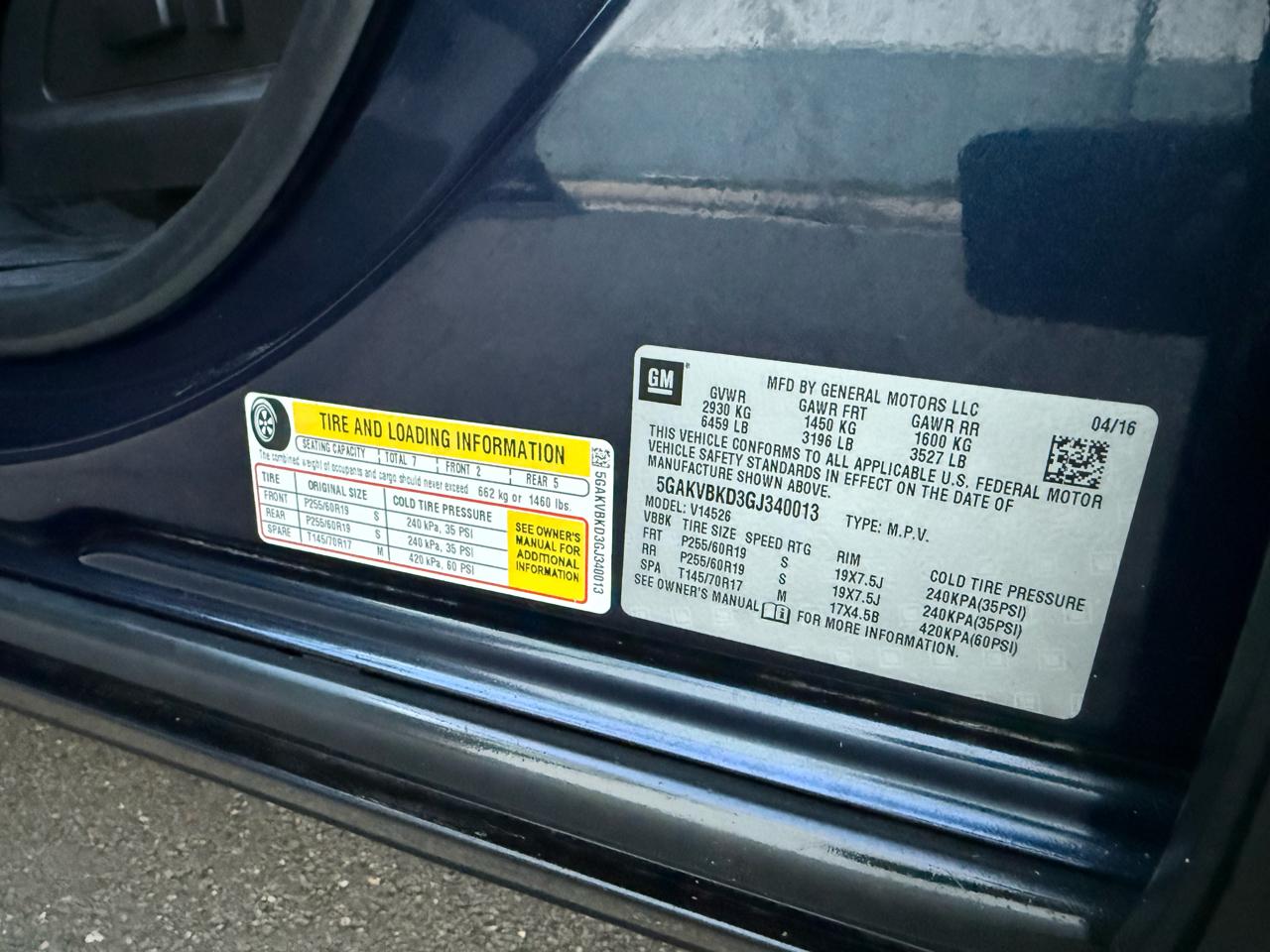 Buick Enclave AWD 4dr Leather 2016