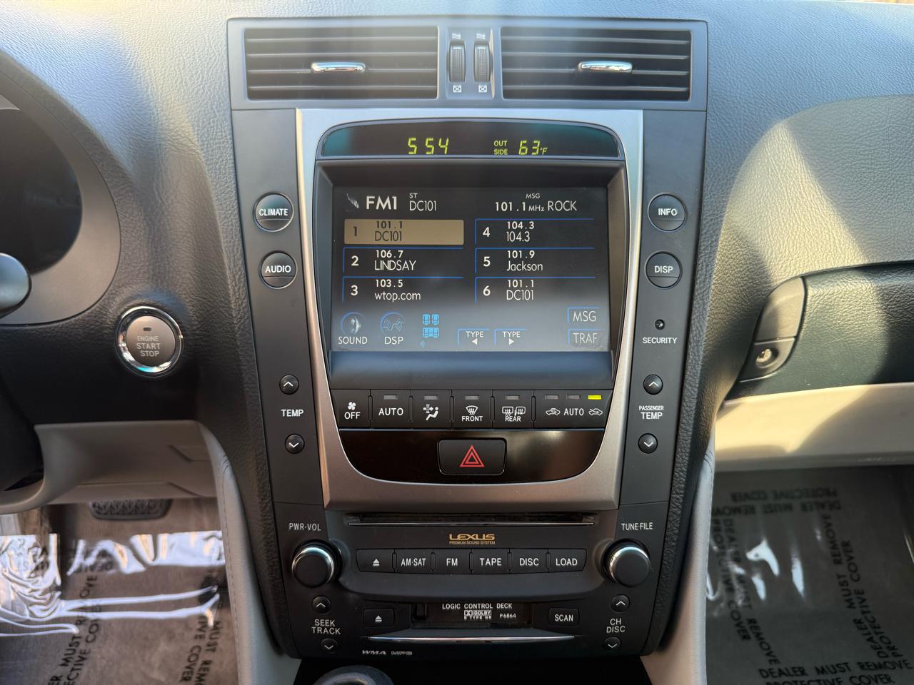 Lexus GS 350 4dr Sdn RWD 2007