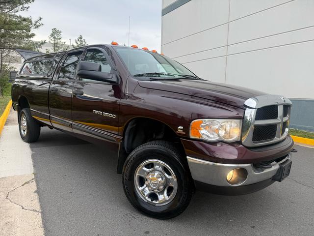 Red (Burgundy) 2005 Dodge RAM 3500 Pickup Truck Four-Wheel Drive Automatic