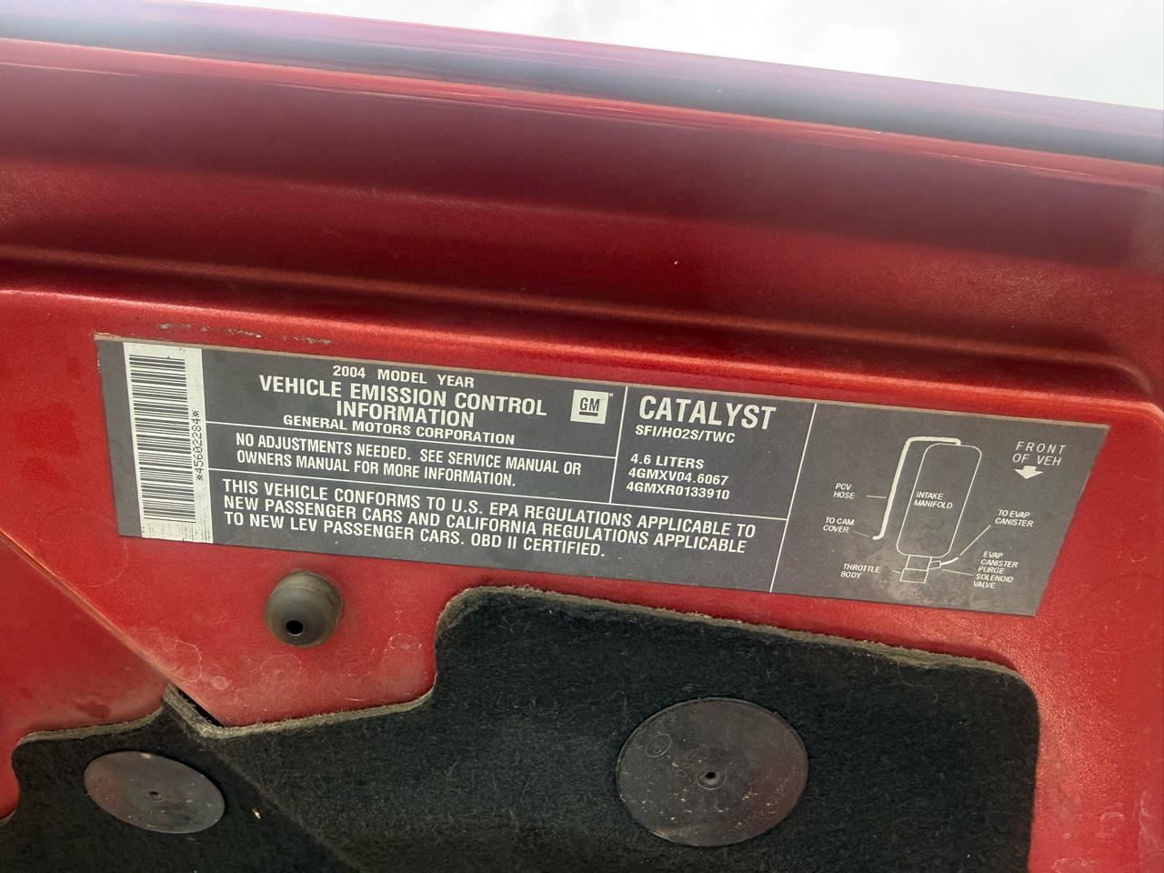 Cadillac XLR 2dr Convertible 2004