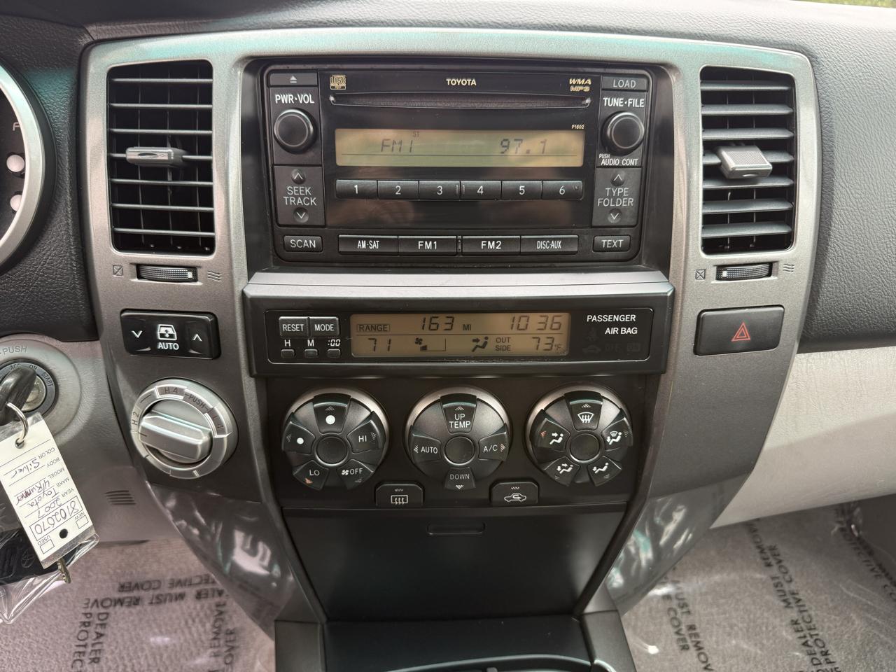 Toyota 4Runner 4WD 4dr V6 SR5 (Natl) 2007