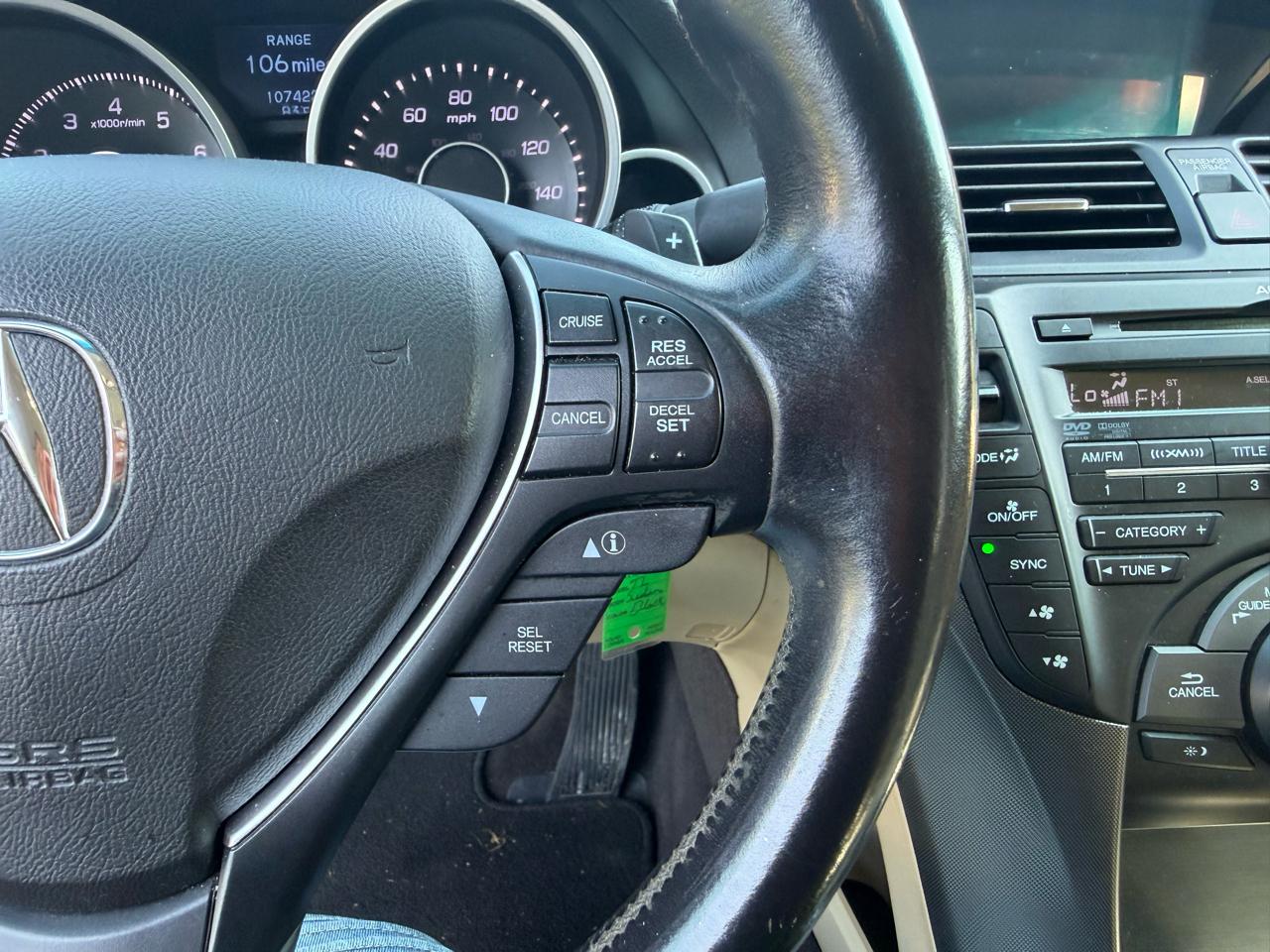 Acura TL 6-Speed AT with Tech Package and 18-In. WP 2014