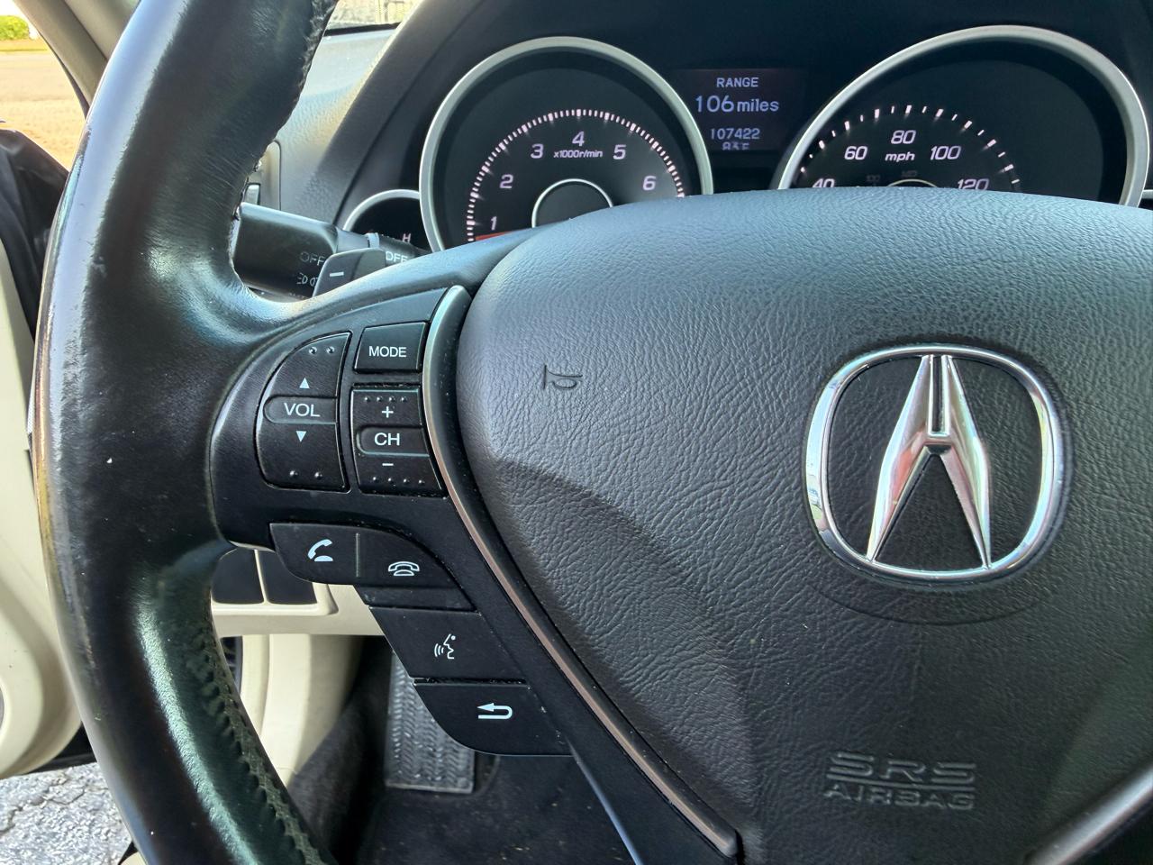 Acura TL 6-Speed AT with Tech Package and 18-In. WP 2014