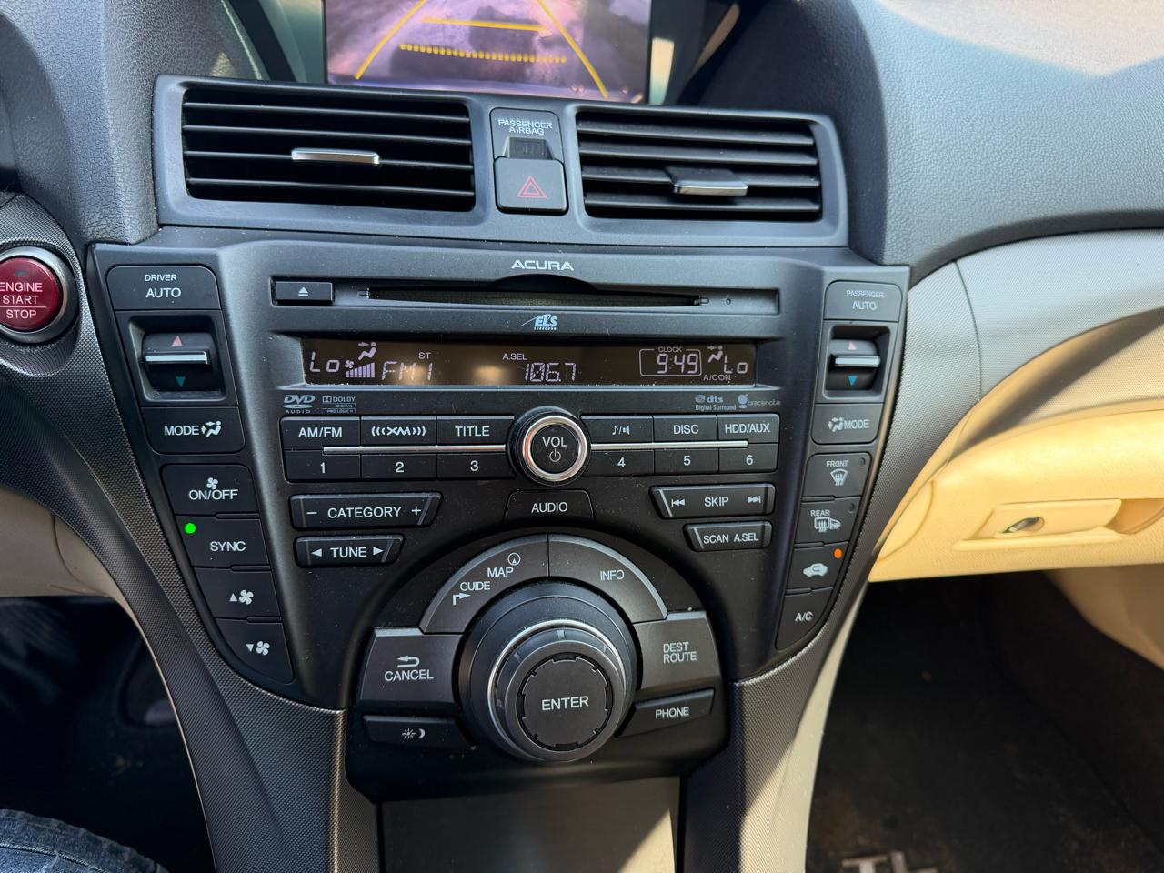 Acura TL 6-Speed AT with Tech Package and 18-In. WP 2014