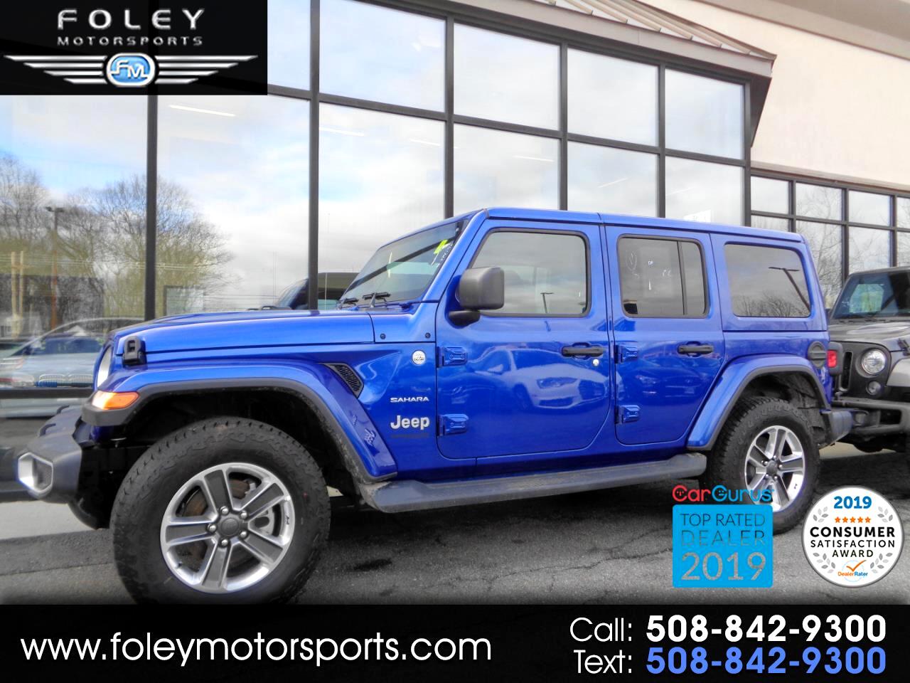 Used 2019 Jeep Wrangler Unlimited Sold in Shrewsbury MA 01545 Foley  Motorsports