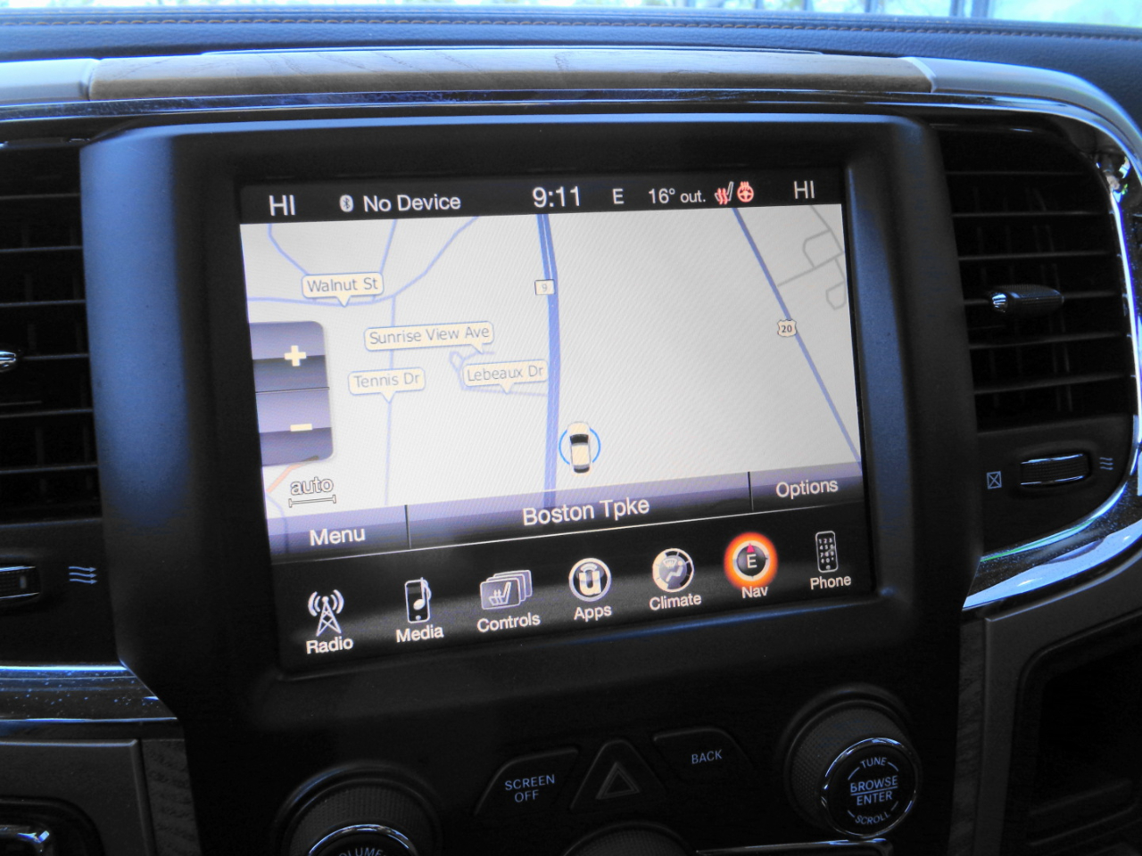 RAM 1500 4WD Crew Cab 140.5" Longhorn 2016