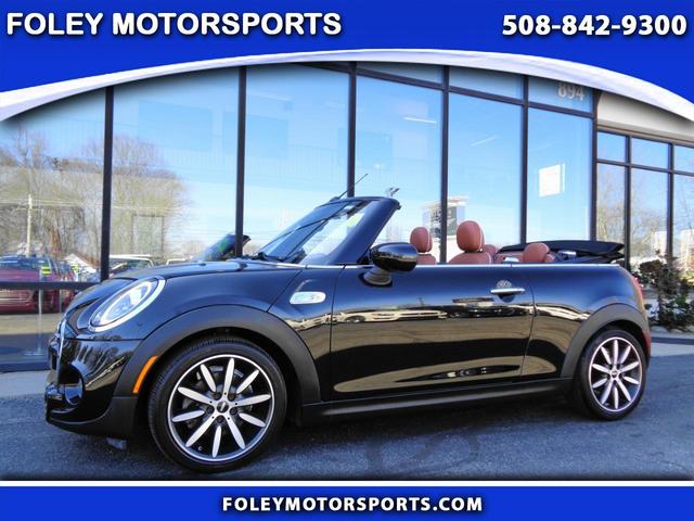Black 2021 MINI Cooper S Convertible FWD Convertible Front-Wheel Drive Automatic