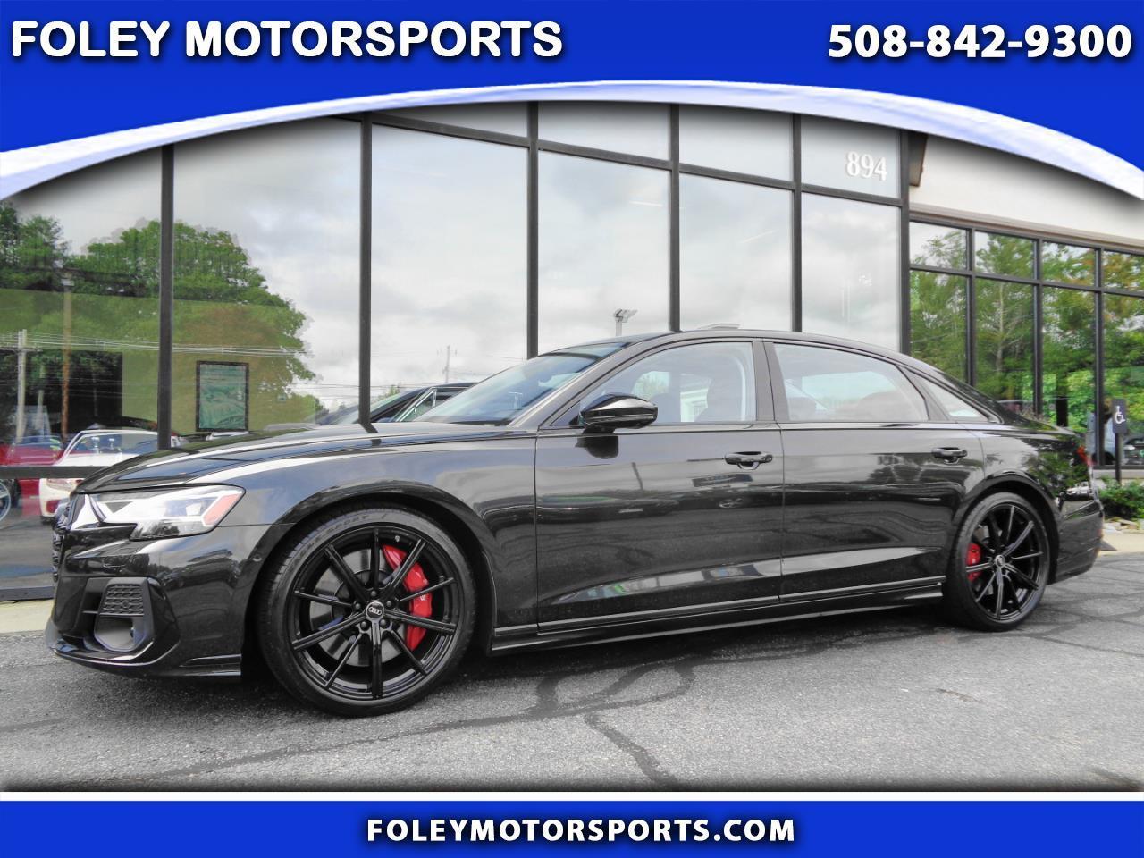 Black 2022 Audi S8 Sedan  Automatic