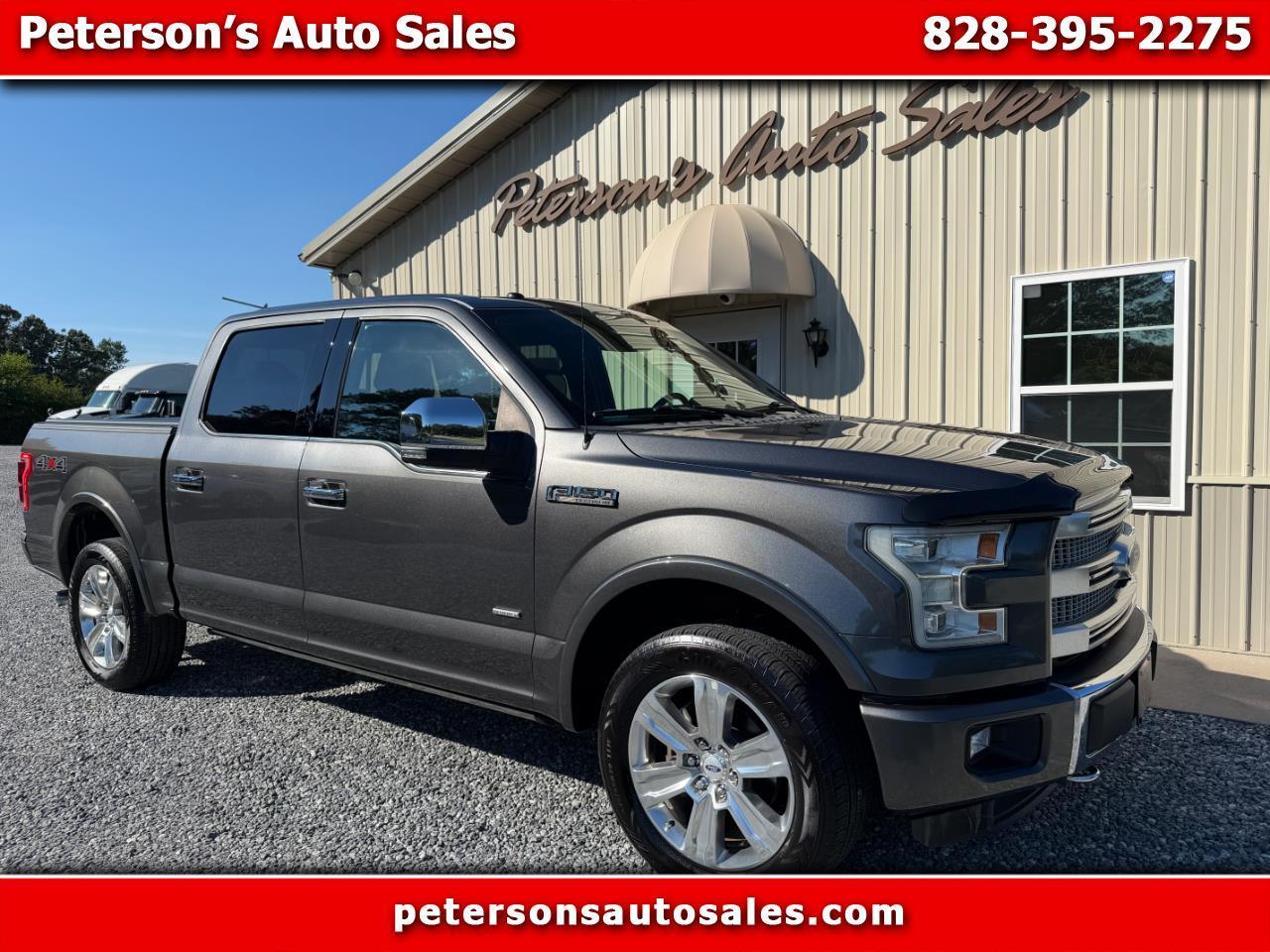 2015 Ford F-150 4WD SuperCrew 145" Platinum