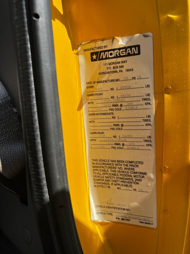 GMC Savana G3500 139 in. 2018