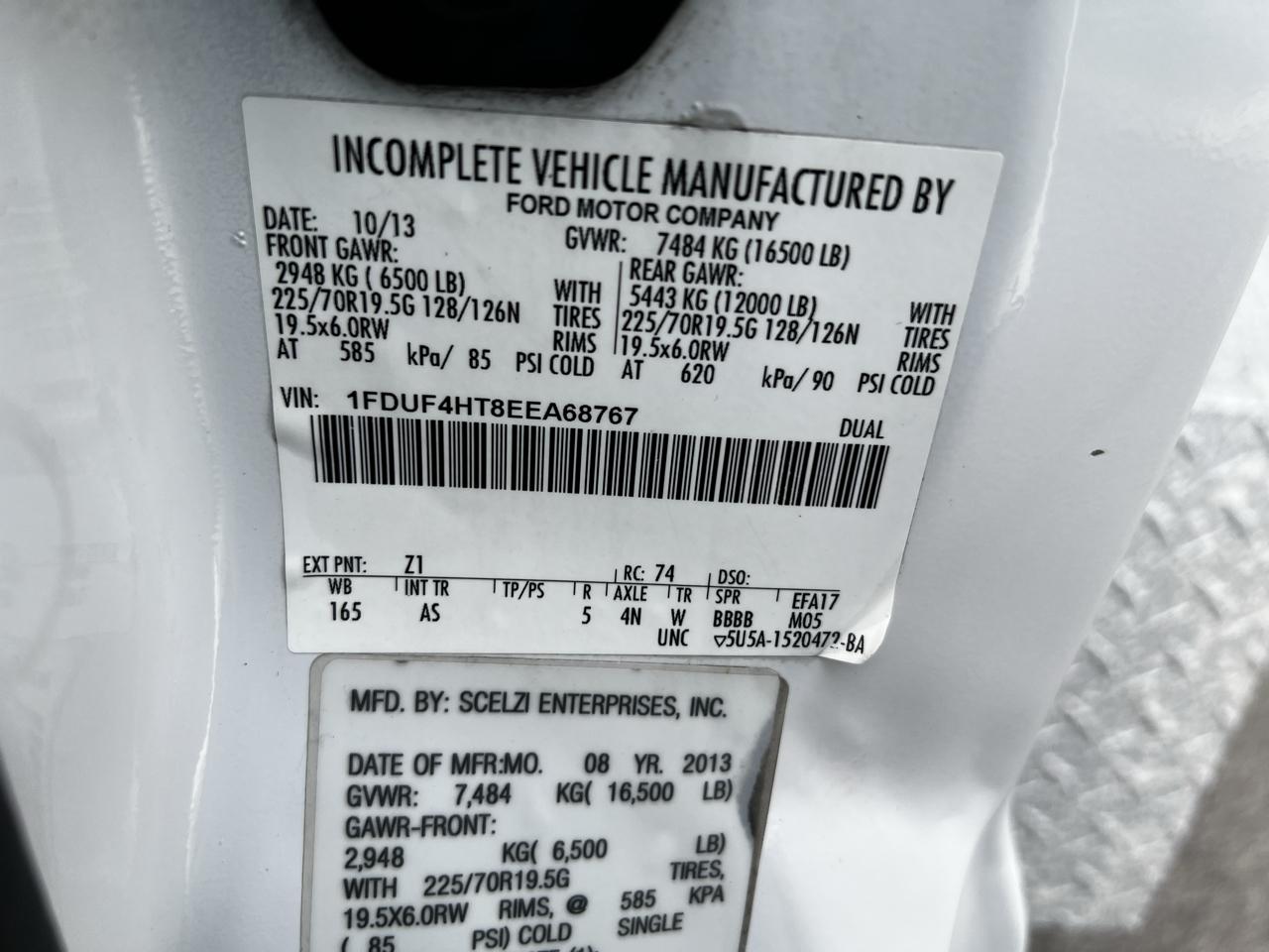 Ford F-450 SD Regular Cab DRW 4WD 2014