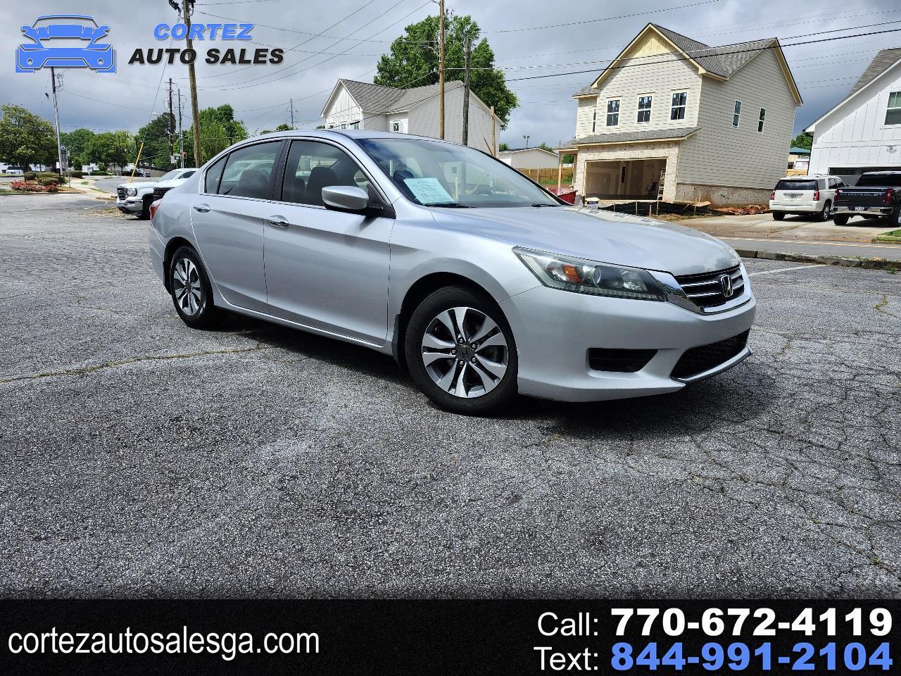 2013 Honda Accord LX Sedan CVT