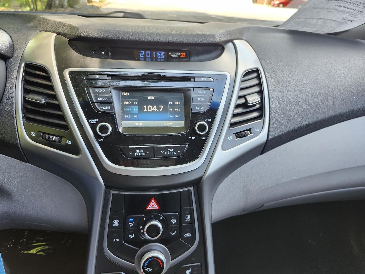 Hyundai Elantra Limited 2014