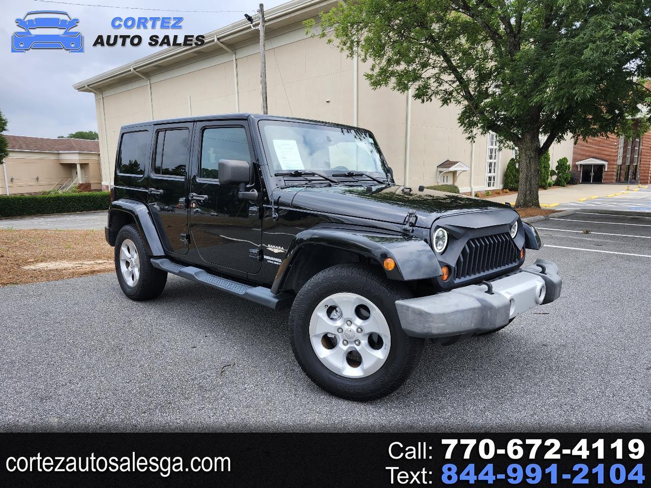 2013 Jeep Wrangler Unlimited Sahara 4WD