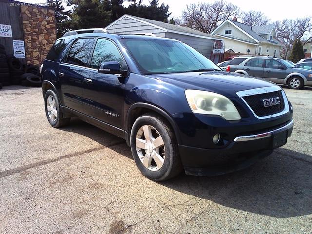 Blue 2008 GMC Acadia SLT-2 AWD SUV / Crossover All-Wheel Drive Automatic