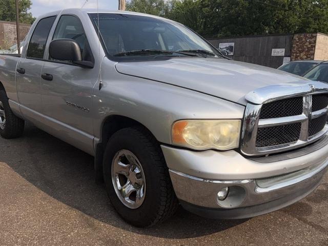 Silver 2003 Dodge RAM 1500 Pickup Truck Rear-Wheel Drive