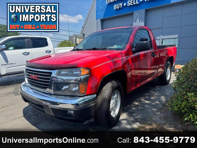 Red 2006 GMC Canyon SL 2WD Pickup Truck Rear-Wheel Drive Automatic