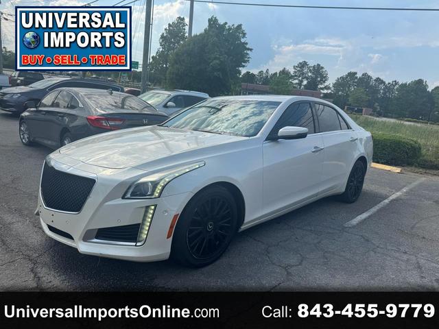 White 2014 Cadillac CTS 3.6L Premium AWD Sedan All-Wheel Drive Automatic
