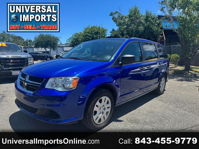 Blue 2019 Dodge Grand Caravan SE FWD Minivan Front-Wheel Drive Automatic