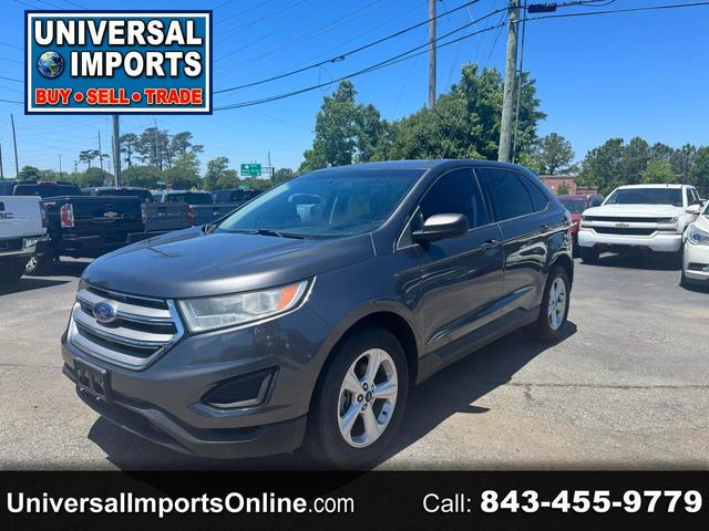 Gray 2016 Ford Edge SE SUV / Crossover Front-Wheel Drive Automatic