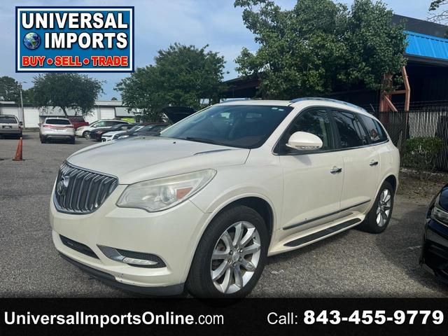 White 2013 Buick Enclave Premium FWD SUV / Crossover Front-Wheel Drive Automatic