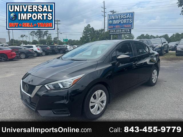 Black 2021 Nissan Versa Sedan Front-Wheel Drive Automatic