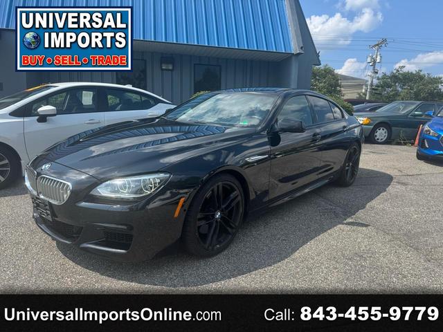 Black 2014 BMW 6 Series Sedan Rear-Wheel Drive Automatic