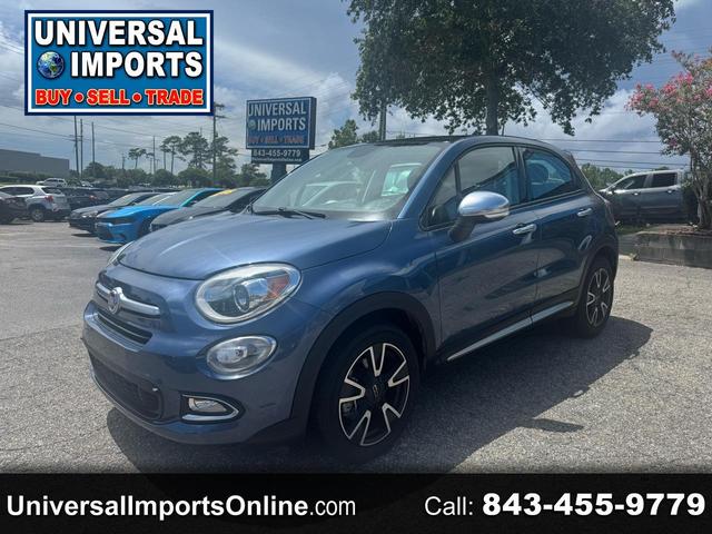 Blue 2018 FIAT 500X SUV / Crossover Front-Wheel Drive Automatic