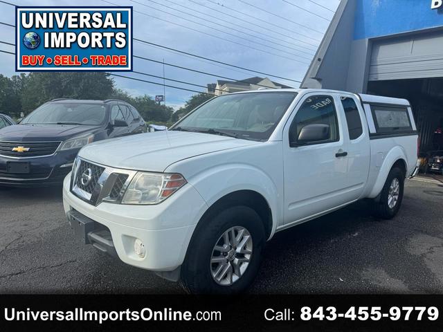White 2014 Nissan Frontier Pickup Truck Four-Wheel Drive Automatic