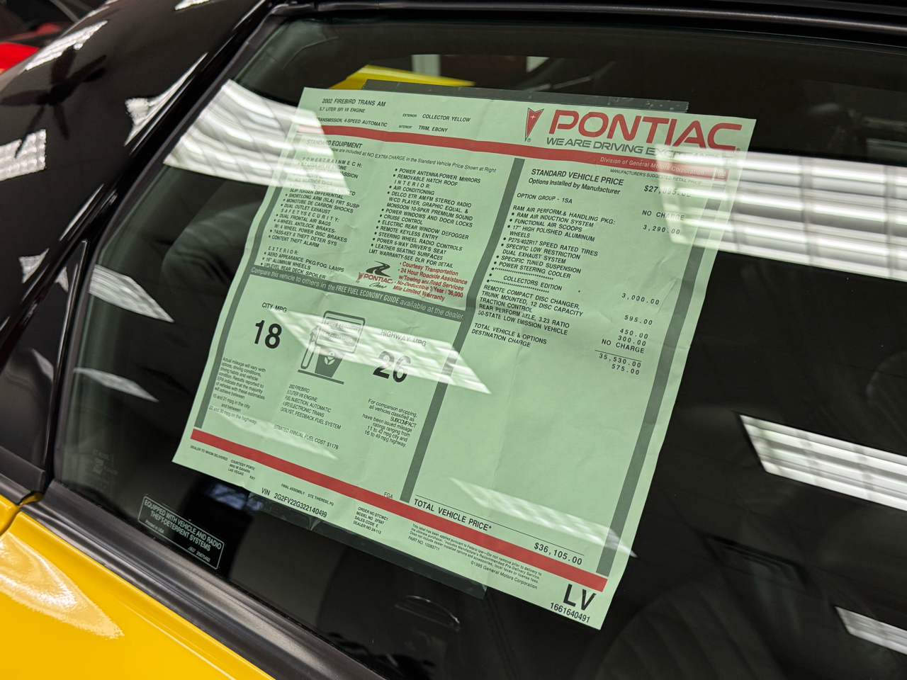 Pontiac Firebird  2002