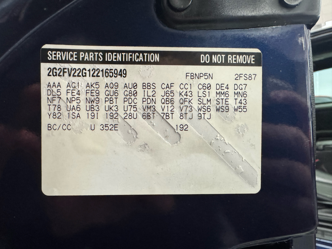 Pontiac Firebird Trans Am WS6 2002