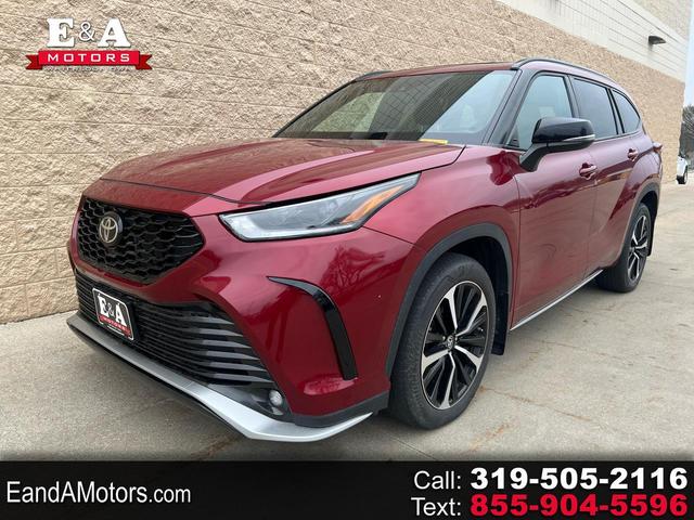 Red (Maroon) 2021 Toyota Highlander XSE AWD SUV / Crossover All-Wheel Drive Automatic