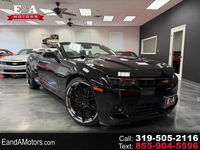 Black 2014 Chevrolet Camaro Convertible Rear-Wheel Drive Automatic