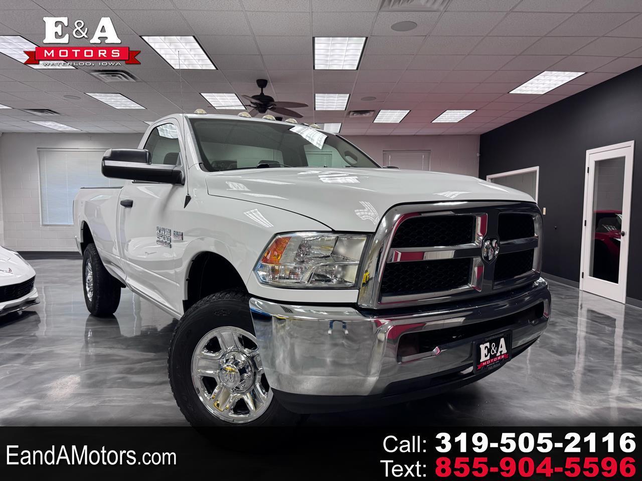 2017 RAM 2500 Tradesman 4x4 Reg Cab 8' Box