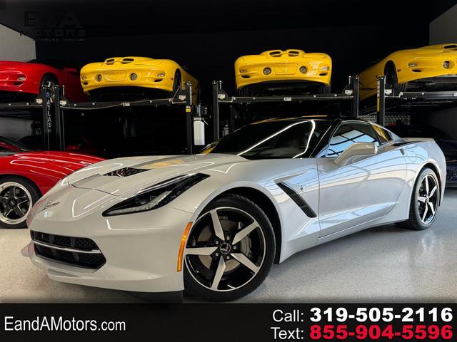Silver 2015 Chevrolet Corvette Coupe Rear-Wheel Drive Automatic