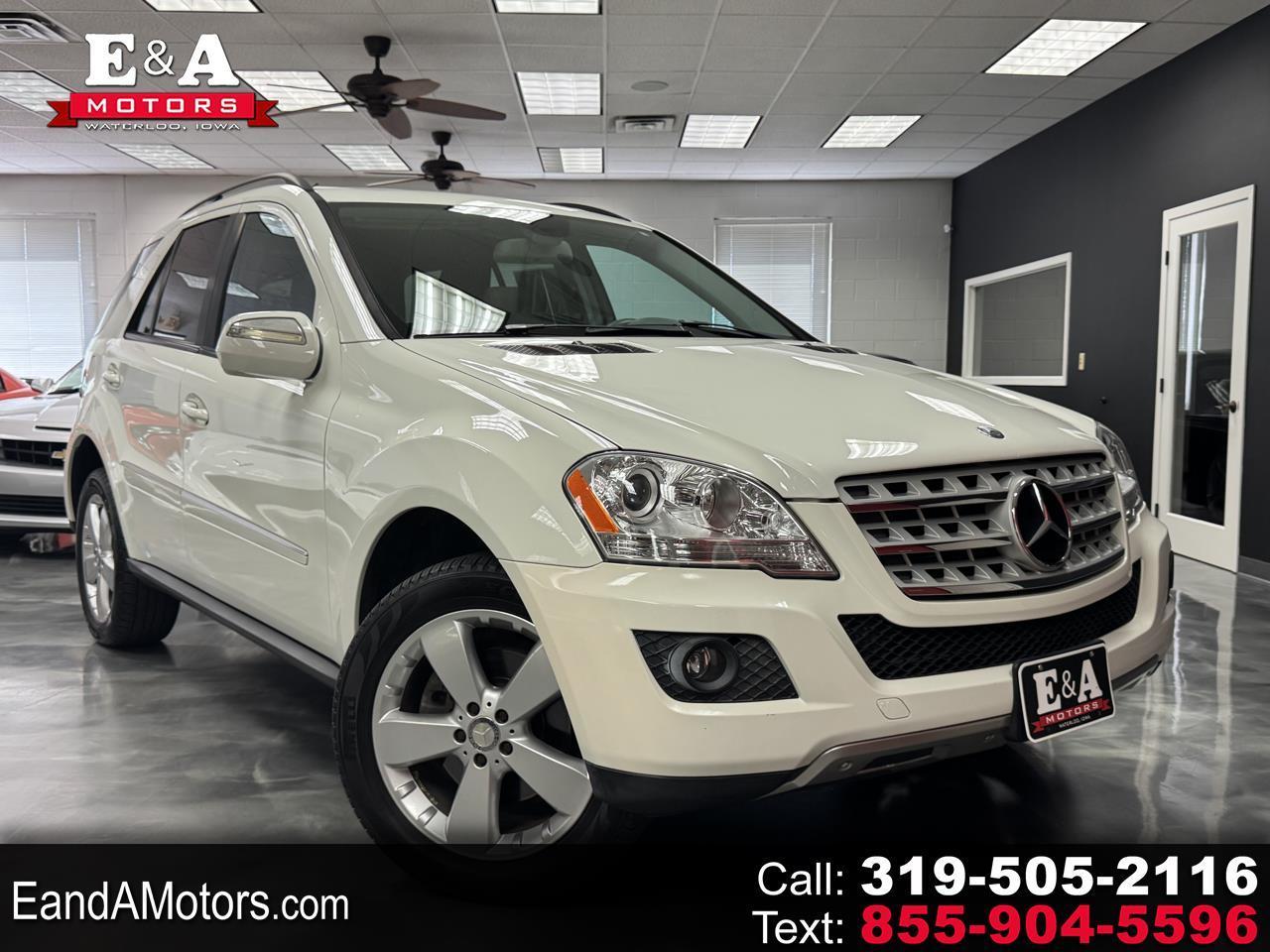 White 2009 Mercedes-Benz M-Class SUV / Crossover All-Wheel Drive Automatic